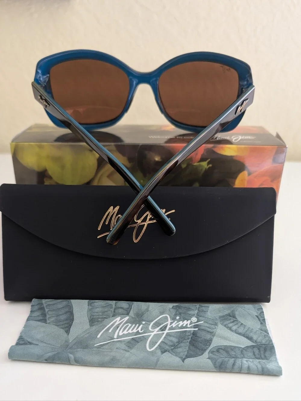 NWB MAUI JIM WOMEN'S ORCHID POLARIZED HOT FASHION BEAUTIFUL SUNGLASSES